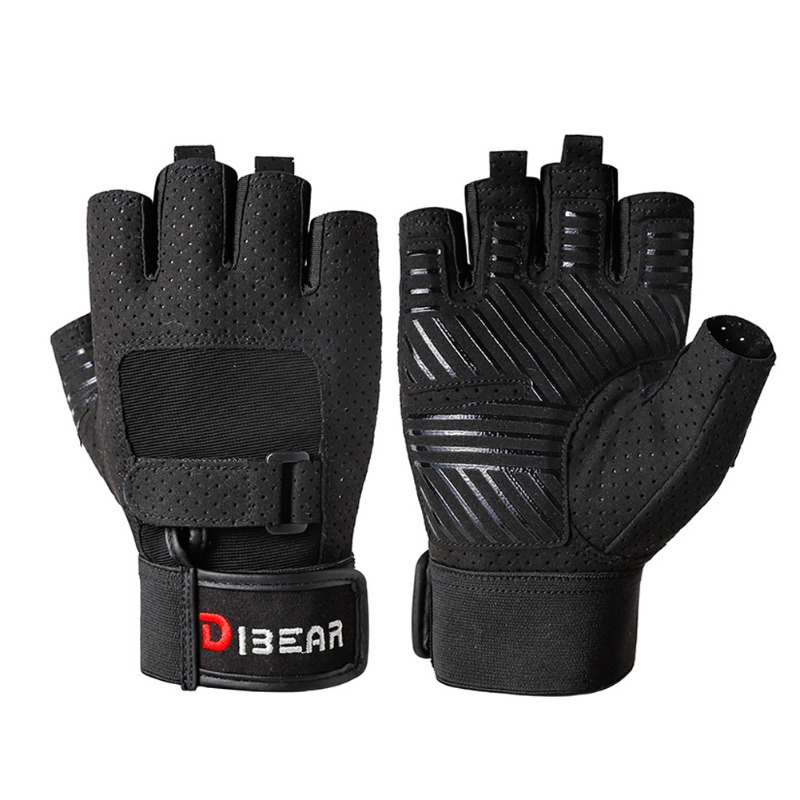 Crossfit Workout Gear - Luvas de Academia para Musculação, Levantamento