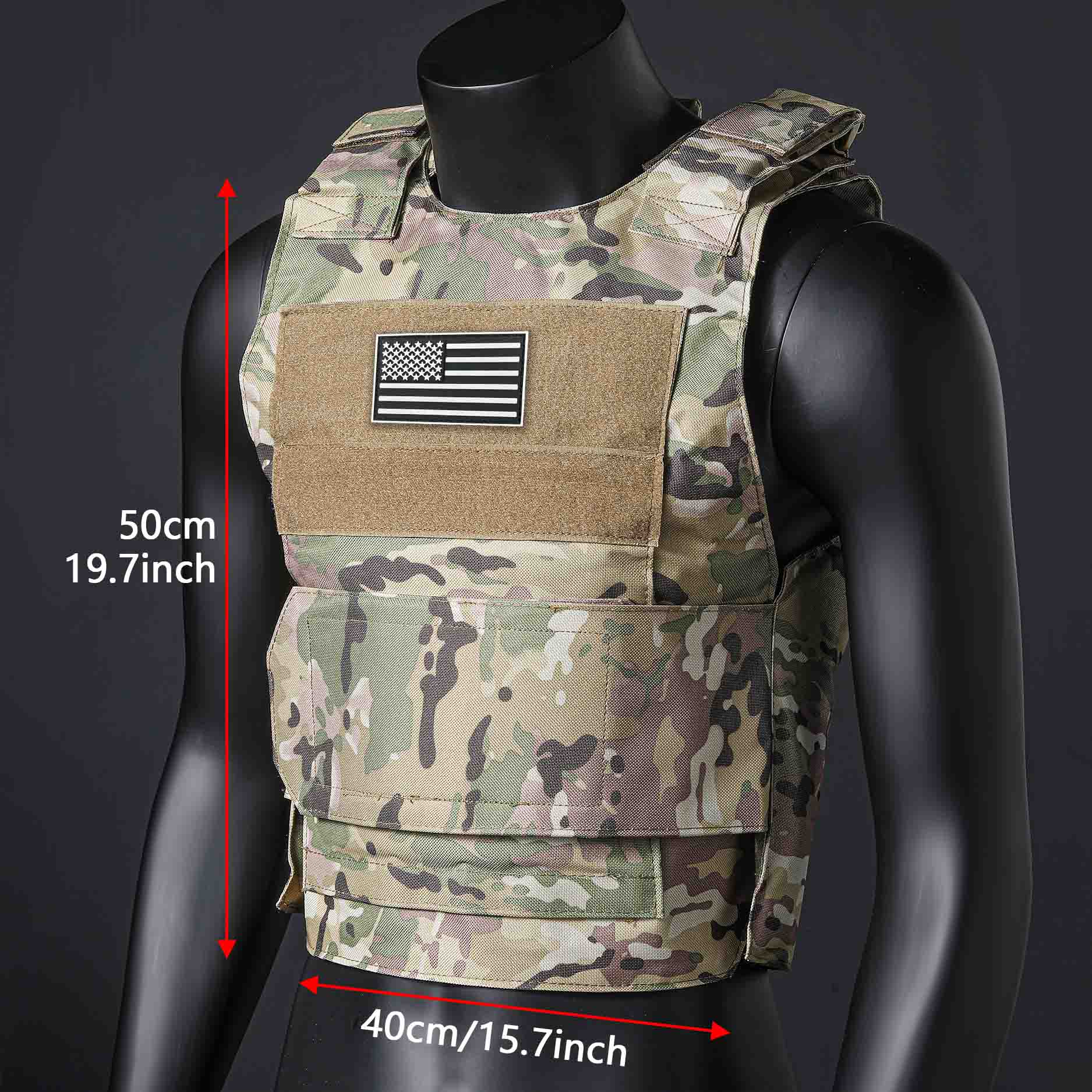(Presente da bandeira american - Crossfit Weight Vest avaliação e preço
