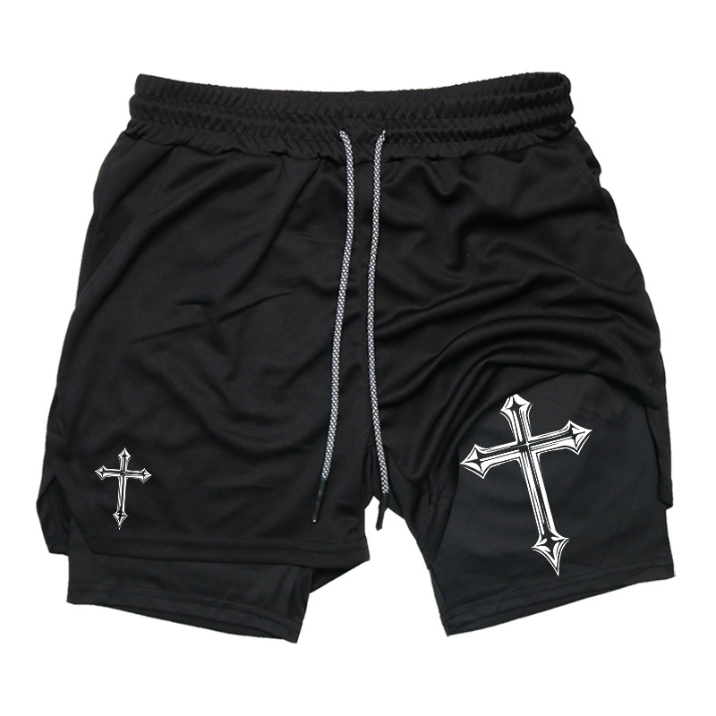 Shorts de Treino 2 em 1 com Es - Crossfit Gear For Men avaliação e preço