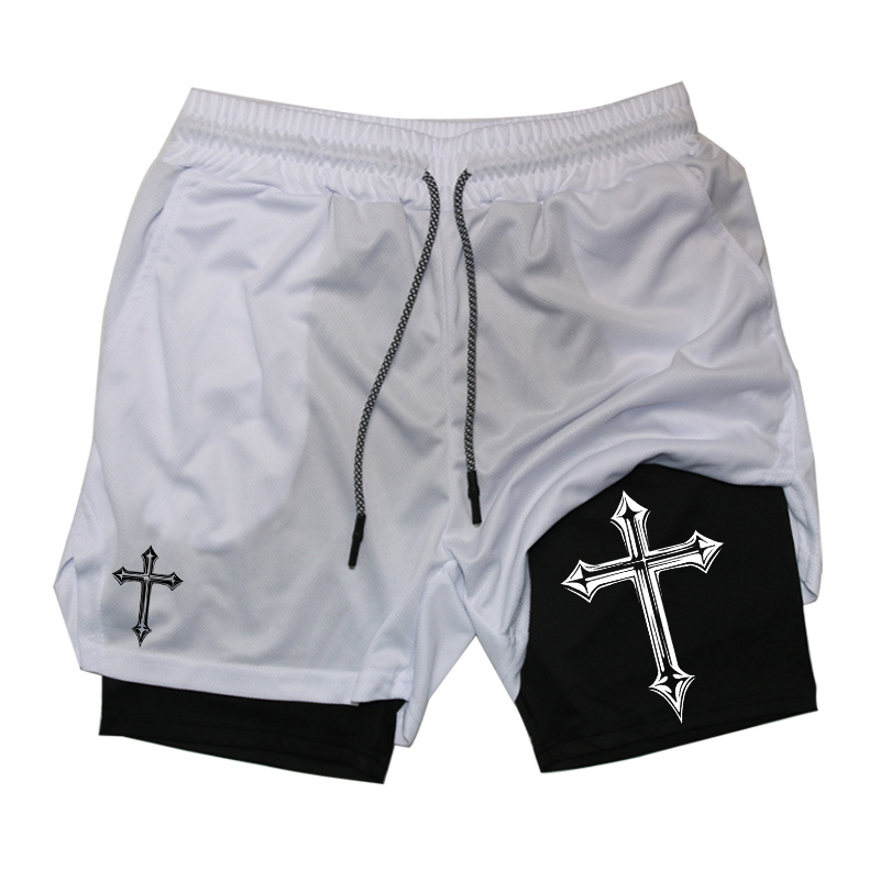 Shorts de Treino 2 em 1 com Es - Crossfit Gear For Men avaliação e preço