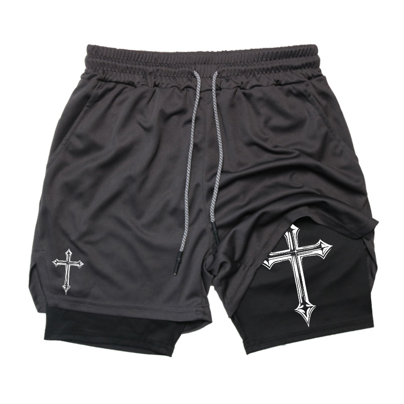 Shorts de Treino 2 em 1 com Es - Crossfit Gear For Men avaliação e preço