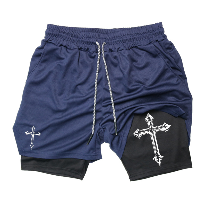 Shorts de Treino 2 em 1 com Es - Crossfit Gear For Men avaliação e preço